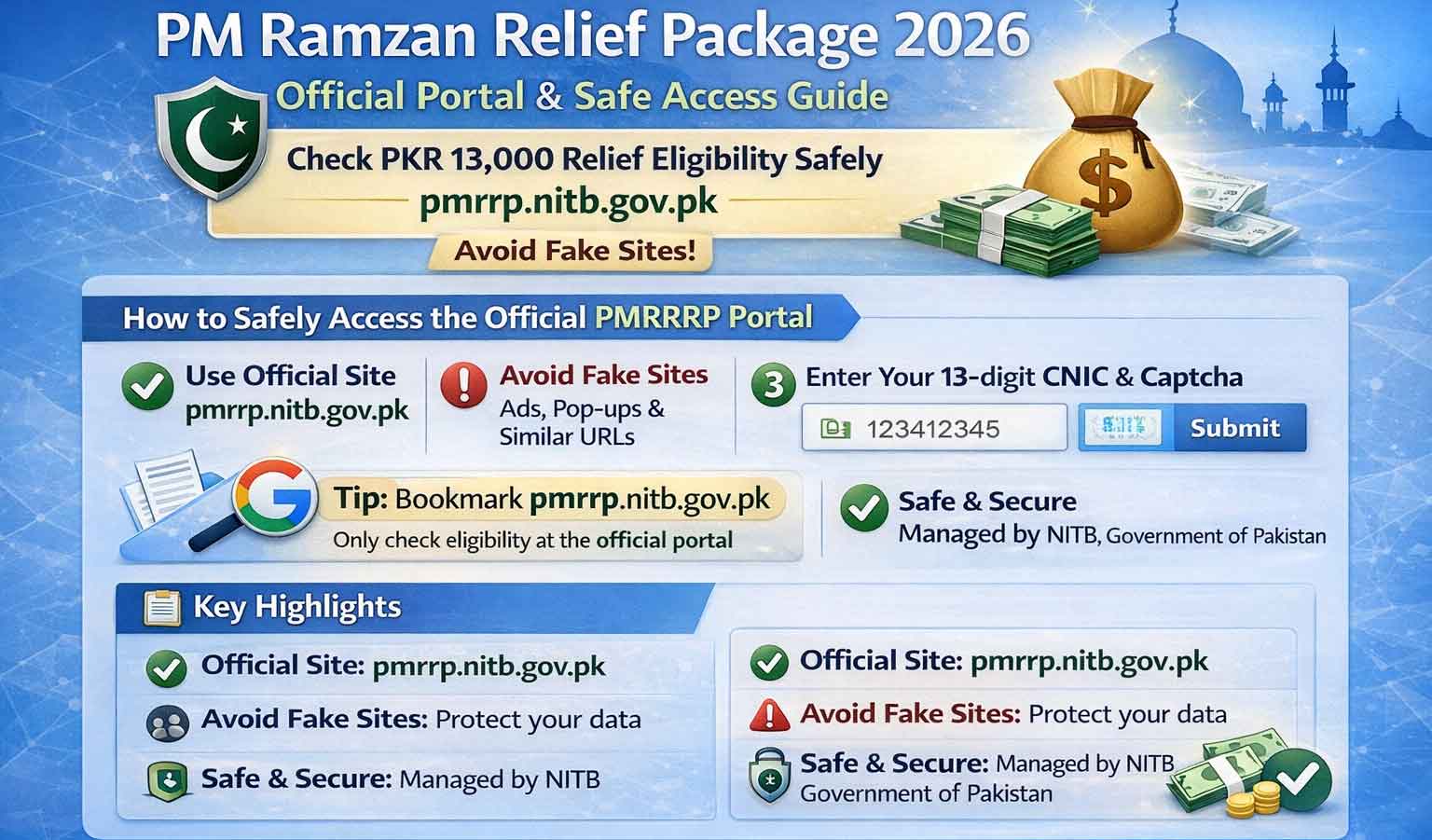 Official pmrrp.nitb.gov.pk Ramzan Package 2026 Portal Guide