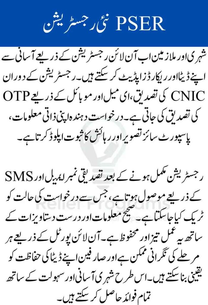 PSER Check Eligibility By CNIC
