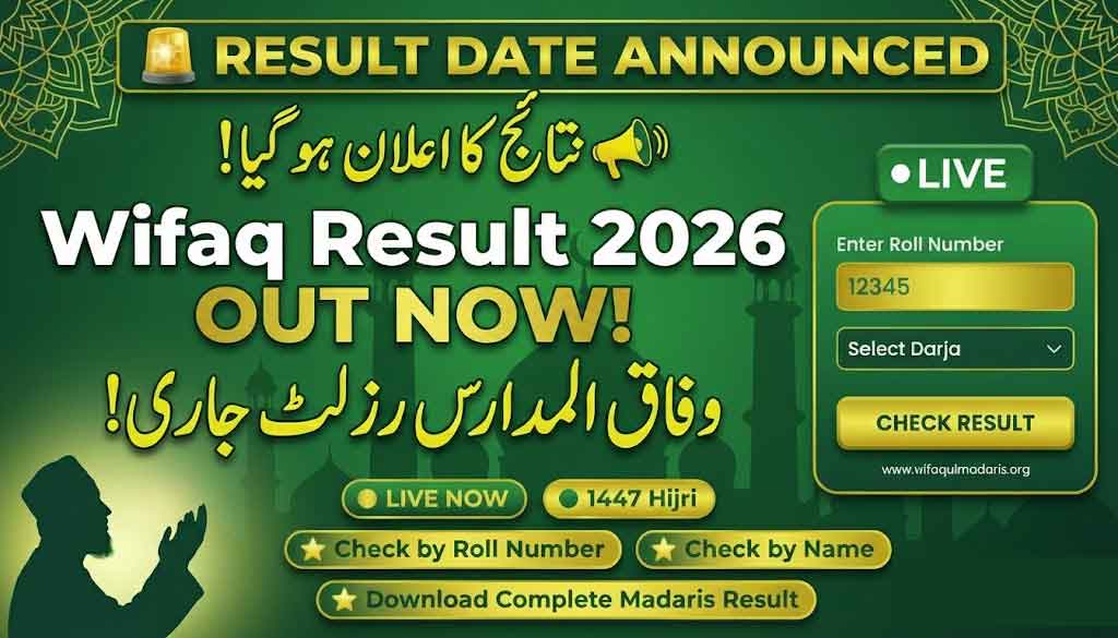 Wifaq ul Madaris Result 2026 1447 Hijri