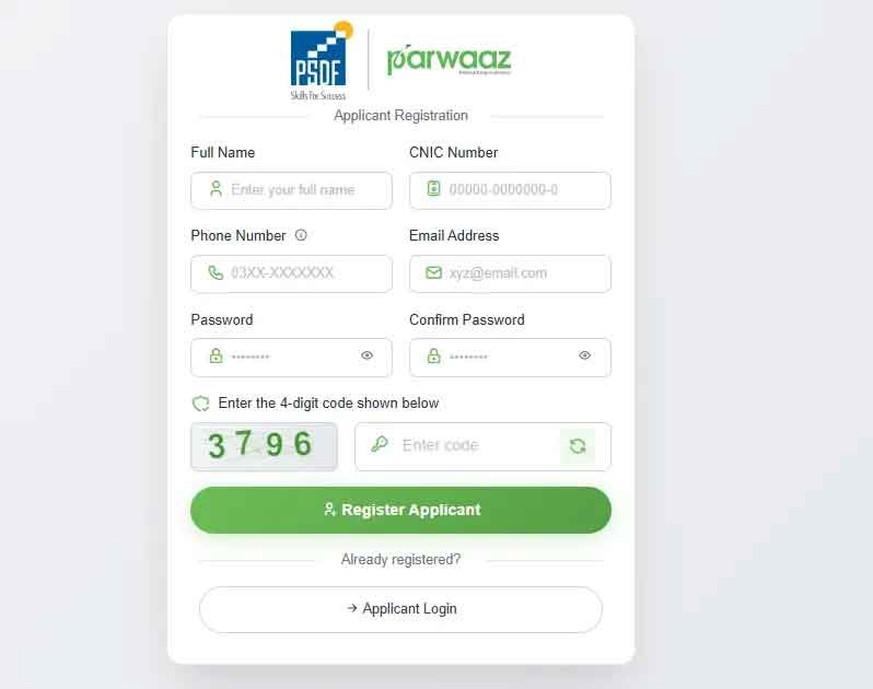 Apply For The Parwaz Card