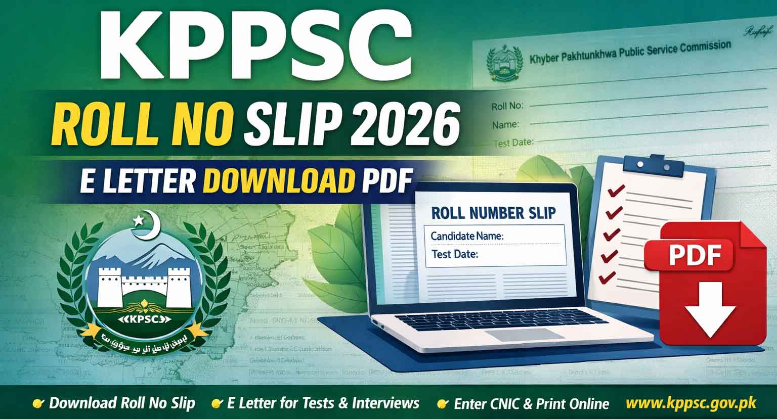 KPPSC Roll No Slip 2026